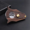 Creative Cigar Cutter Zen Wooden Cigar Scissors Stainless Steel Double Sharp Tool