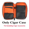 GALINER Gadgets Real Genuine Leather Cigar Case Travel Cigar Humidor Box Portable Humidor Bag Cigar Box Fit 5 Cigars