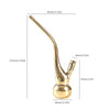 Mini Hookah Brass Portable Tobacco Shisha Water Pipes for Smoking Cigarette Accessories