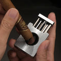 Luxury Cigar Cutter V Shape Stainless Steel Blade Metal Cigar Accessories Tool