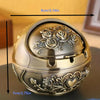 1pc Metal Ashtray, Smoking Windproof Vintage Lid Ornament, Vintage Cigarette