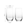 2pcs Whiskey Glass Clear Whiskey Bar Cocktail Glasses Drinking Glasses Scotch Liquor Barware Beer Milk Shake Juice Latte Cup