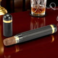 Aluminum Cigar Case Tube Portable Elegant Travel Single Metal Cigar Tools