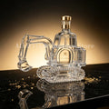 Excavator‑Shaped Whiskey Decanter, Premium Glass Barware, Unique Gift for Builders Collectors & Whiskey Enthusiasts