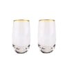 2pcs Whiskey Glass Clear Whiskey Bar Cocktail Glasses Drinking Glasses Scotch Liquor Barware Beer Milk Shake Juice Latte Cup
