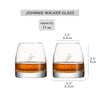 Johnnie Walker Whiskey Glasses 10 OZ Whiskey Glasses, Rocks Glasses for Scotch, Liquor Vodka, Bourbon, Whiskey Gifts