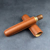 Mini Leather Cigar Tube Travel Cigar Case Pipe Portable Humidor Cigar Holder