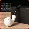 Flue Ceramic Bent Smoking Pipe Portable and Washable Pipe With Built-In Filter Element