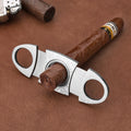Quality Stainless Steel Cigar Cutter Metal Classic Cutter Guillotine Cigar Scissors