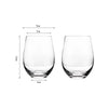 2pcs Whiskey Glass Clear Whiskey Bar Cocktail Glasses Drinking Glasses Scotch Liquor Barware Beer Milk Shake Juice Latte Cup