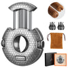 Cigar Cutter Stainless Steel Guillotine Sharp Blade V-Cut Cigar Cutter Clippers