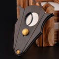 Creative Cigar Cutter Zen Wooden Cigar Scissors Stainless Steel Double Sharp Tool